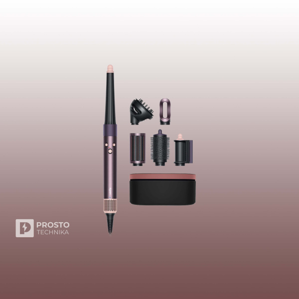 Стайлер Dyson Airwrap i.d. Long HS08 Straight+Wavy c дифузором сливовый (Jasper plum) наша вилка